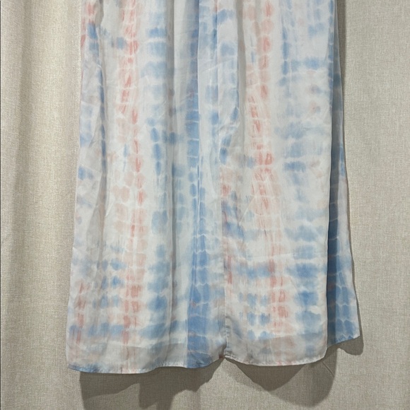 Japna Blue and Pink Tie-Dye Maxi Skirt - Picture 4 of 5